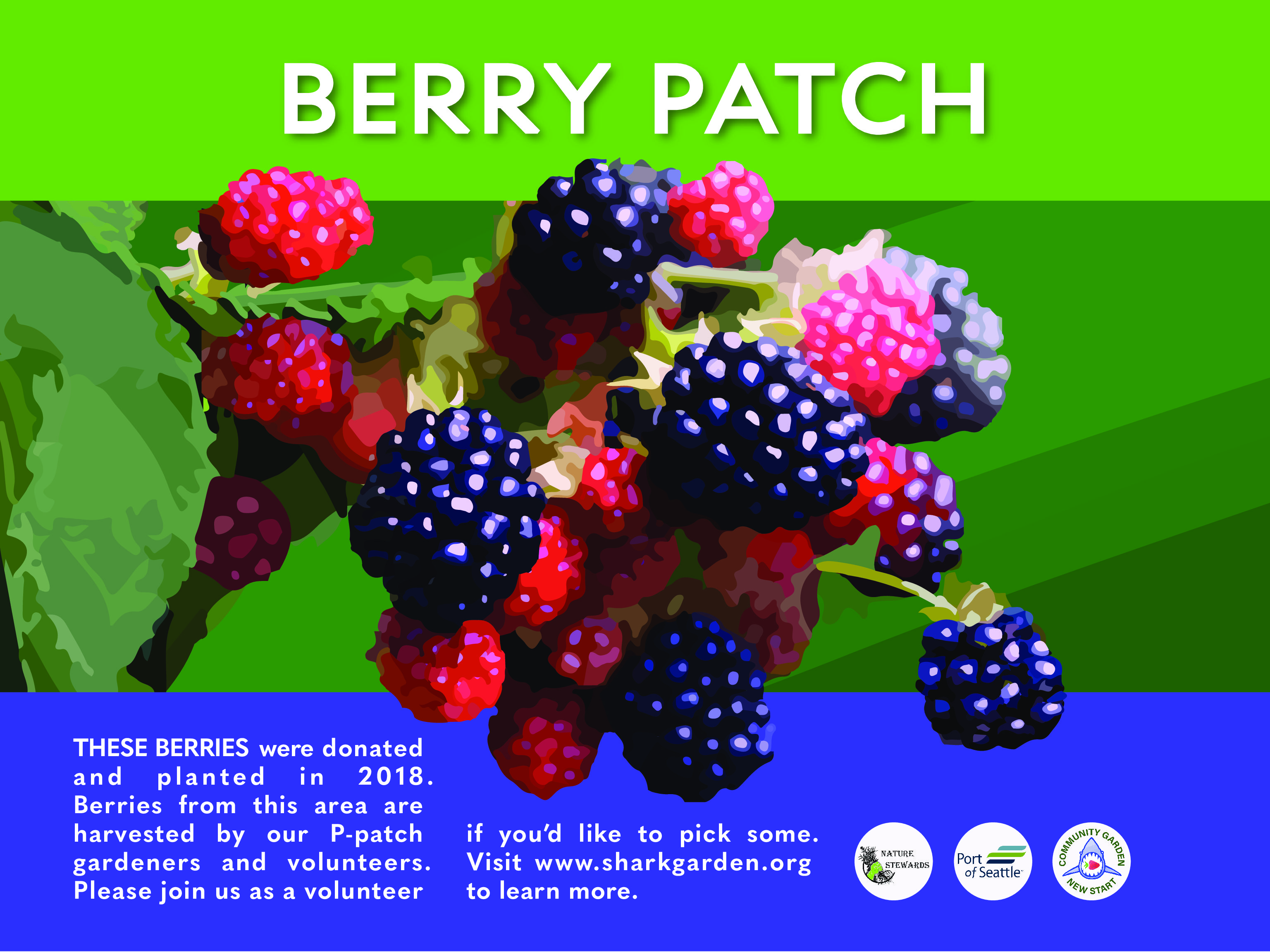 Berry patch sign 6